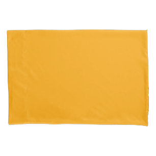 Sun Yellow colour Easily Customize This Pillowcase