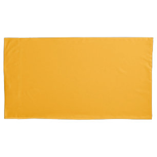 Sun Yellow colour Easily Customize This Pillowcase
