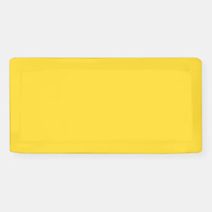 Sun Yellow Solid Colour   Classic Elegant Banner