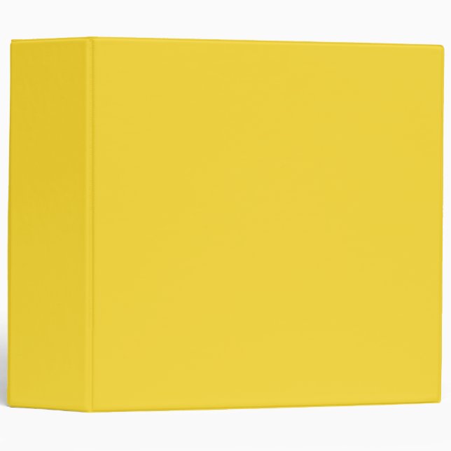 Sun Yellow Solid Colour | Trendy Colour  Binder (Front/Spine)