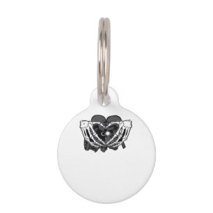 Sunand~1 - Skeleton Heart Hands Pet Tag