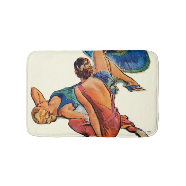 Sunbathers Bath Mat (Front)