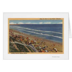 Sunbathers Looking Towards Belmont Shores