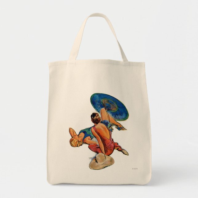 Sunbathers Tote Bag (Front)