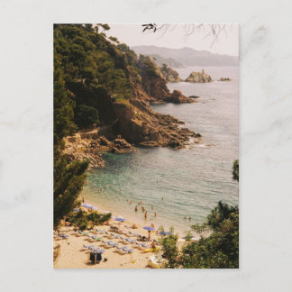 Sunbathing in Blanes  Postcard