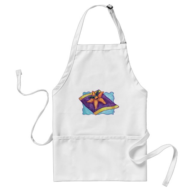 Sunbathing Starfish Standard Apron (Front)