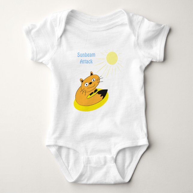 Sunbeam Attack Rompers - Customized (Front)