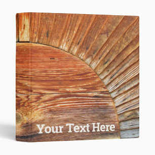 Sunbeam Design of Rustic Wood Binder