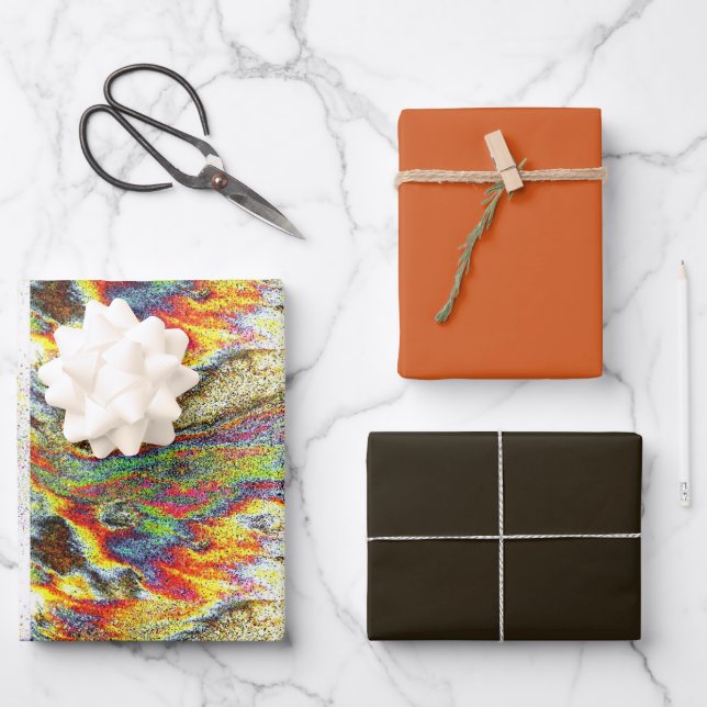 Sunbeam Flare Design  Wrapping Paper Sheet (Front)