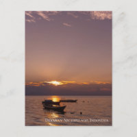 Sunbeam Sunset Rays Floating Boats Sea Twilight