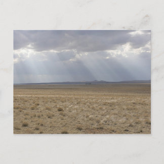 Sunbeams Over The Plain Postcard