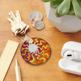 Sunbeams Sunshine Sun Keychain