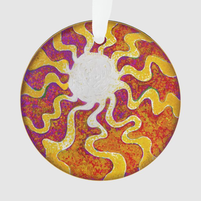 Sunbeams Sunshine Sun Ornament (Front)