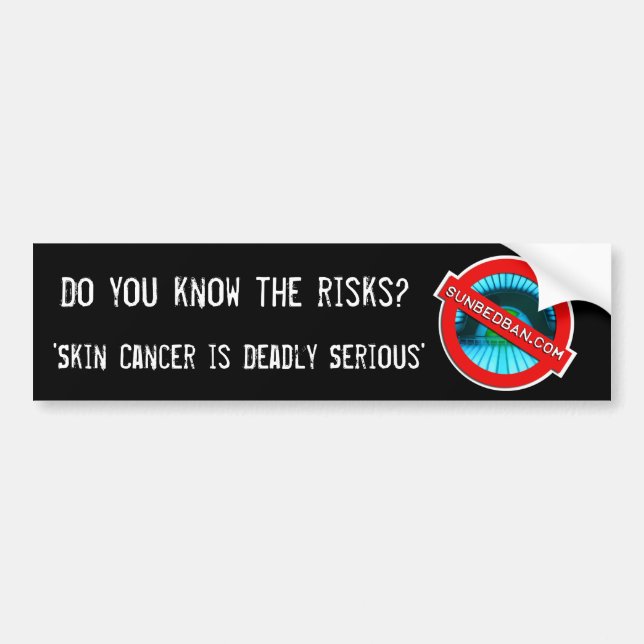 Sunbedban.com Bumper Sticker (Front)