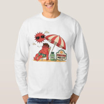Sunburn Survivor Club Funny Beach Art