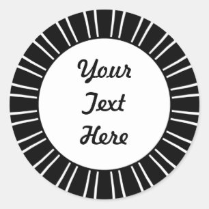 SunBurst 03 Classic Round Sticker