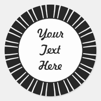 SunBurst 03 Classic Round Sticker