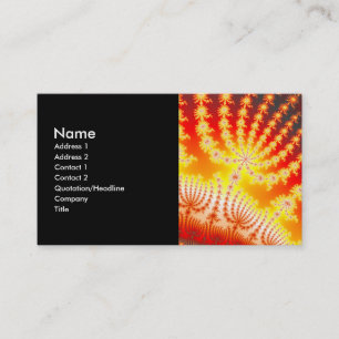Sunburst 1.1 - Fractal Business Card