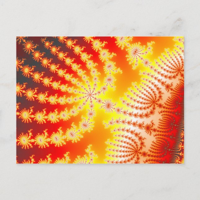 Sunburst 1.1 - Fractal Postcard (Front)