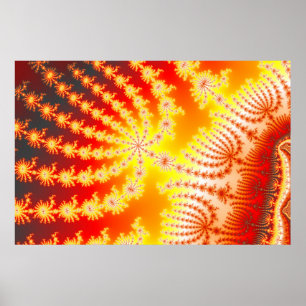 Sunburst 1.1 - Fractal Poster