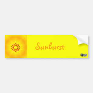 Sunburst Bumper Stickers