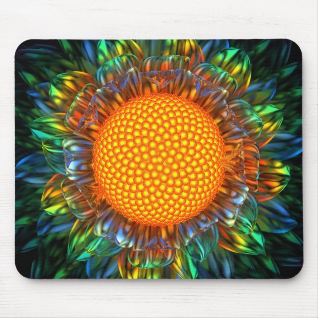 Sunburst Daisy Mousepad (Front)