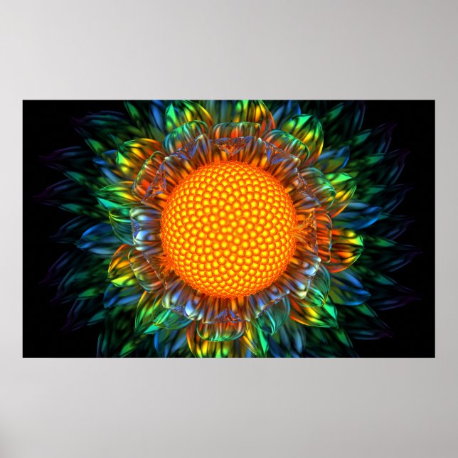 Sunburst Daisy Poster (Front)