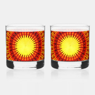 Sunburst Drinkware Set Whiskey Glass