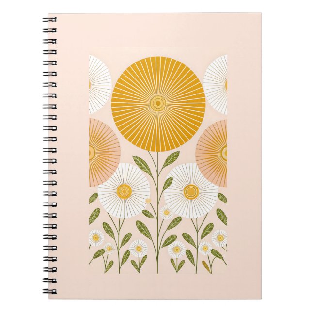 Sunburst Garden Notebook (Front)