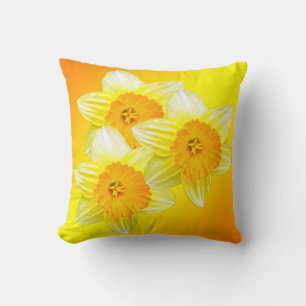 Sunburst Golden Daffodils, Cushion