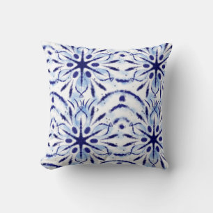 “Sunburst Mosaic Pillow” Throw Pillow