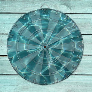 Sunburst Pattern Overlay on Photo Dartboard
