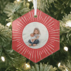 Sunburst Personalized Photo | Red
