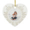 Sunburst Personalized Photo | White and Gold
