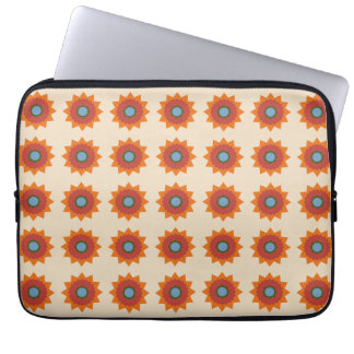 Sunburst Repeat Pattern Design Laptop Sleeve