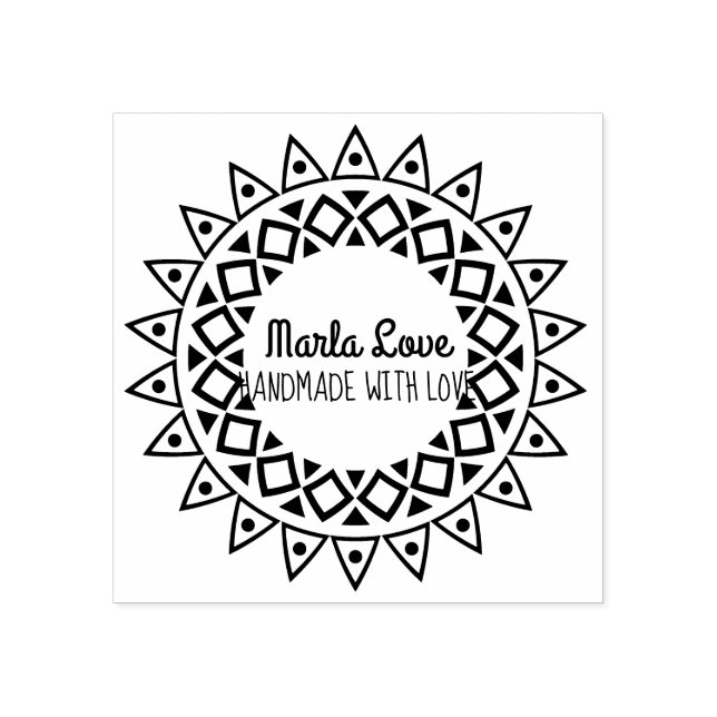 SUNBURST Return Address Stamp (Imprint)