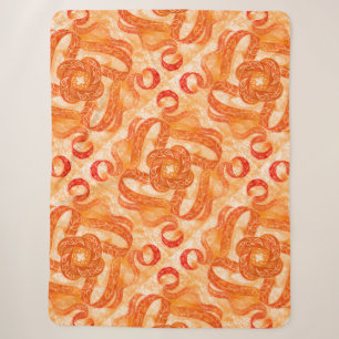 Sunburst Swirl Boho Sherpa Blanket