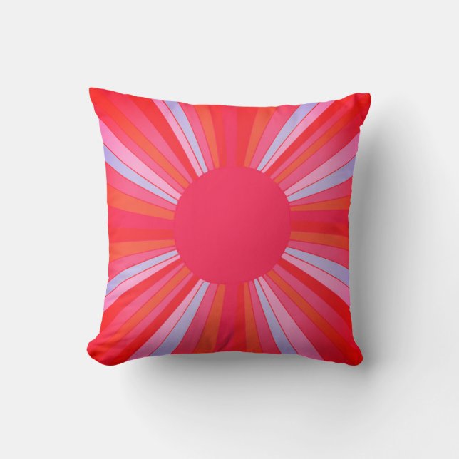 Sunburst Throw Pillow (Front)