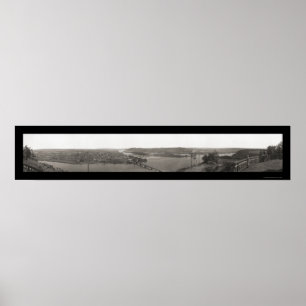 Sunbury Northumberland Photo 1904 Poster