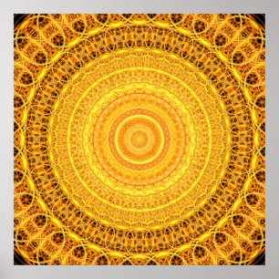 Suncatcher Mandala Poster