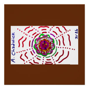 SunClock Flower  Poster