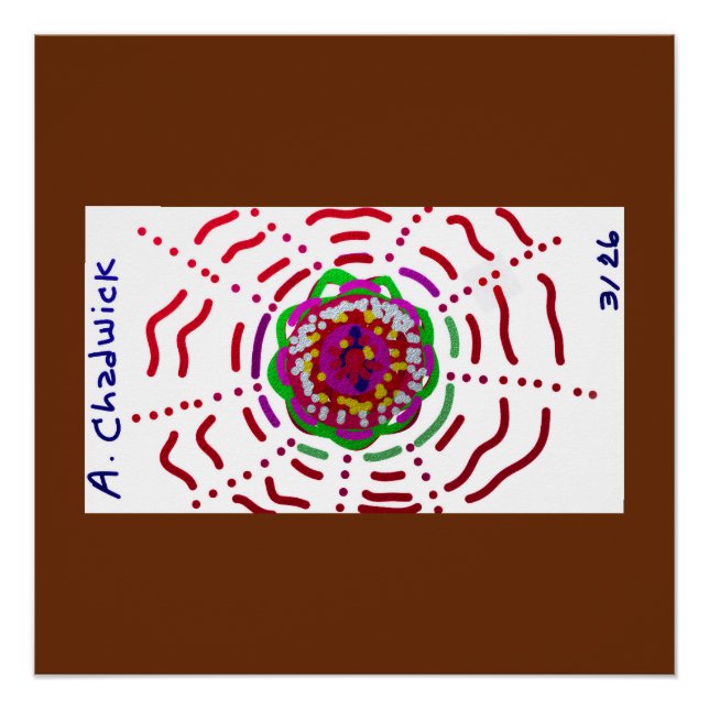 SunClock Flower  Poster (Front)