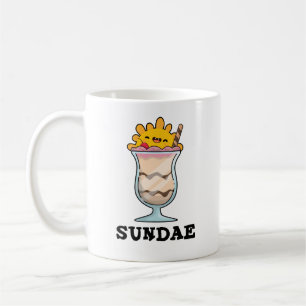 Sundae Funny Sunday Ice Cream Pun Coffee Mug