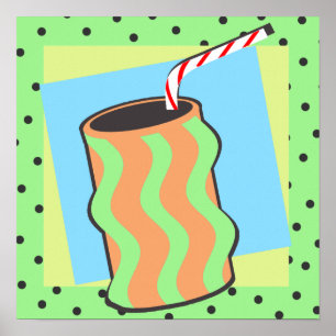 Sundae Shoppe/Lime Poster