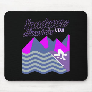 Sundance Mountain Utah Usa Ski Resort Snowboarding Mouse Pad