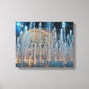 Sundance Square Chisholm Trail Mural Canvas Print