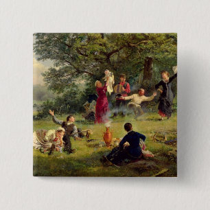 Sunday, 1884 2 inch square button
