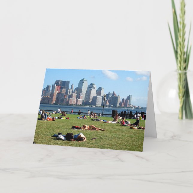 Sunday Afternoon in Hoboken Card (Front)