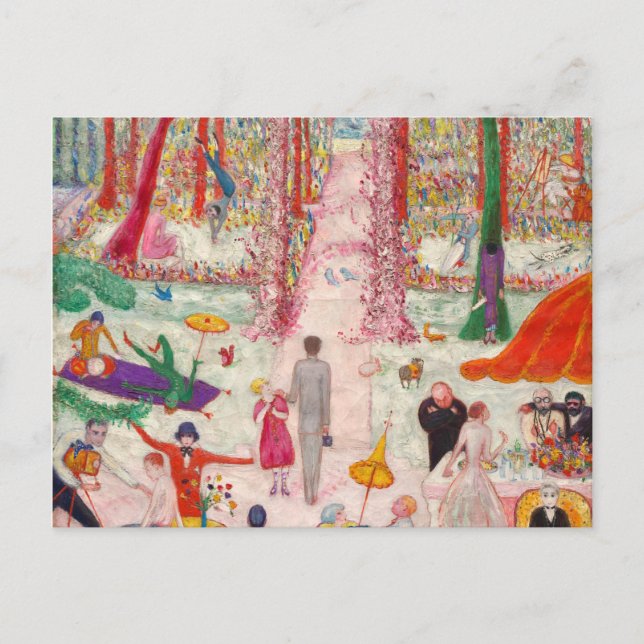 Sunday Afternoon in the Country, 1917 Postcard (Front)