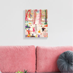 Sunday Afternoon in the Country Canvas Print